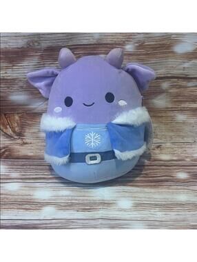 Squishmallows plush toy "Soupy the Purple Christmas Goblin